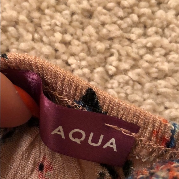 FLORAL AQUA SHIRT - Picture 3 of 3